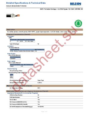 8478 010250 datasheet  